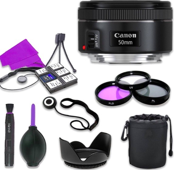 Ống kính Canon EF 50mm f:1.8 STM cho máy ảnh SLR kỹ thuật số Canon