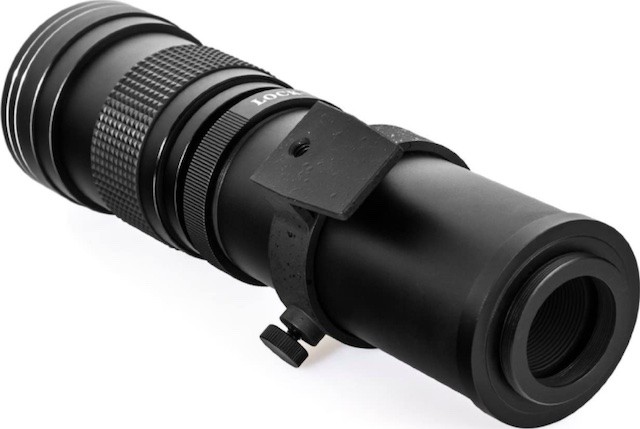Ống kính thu phóng tele thủ công HD công suất cao 420-1600mm f/8.3 cho máy ảnh SLR kỹ thuật số Canon
