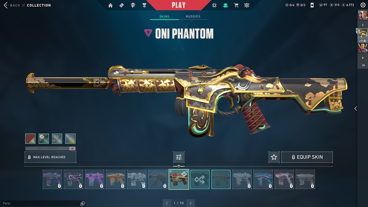 Oni Phantom trong Valorant