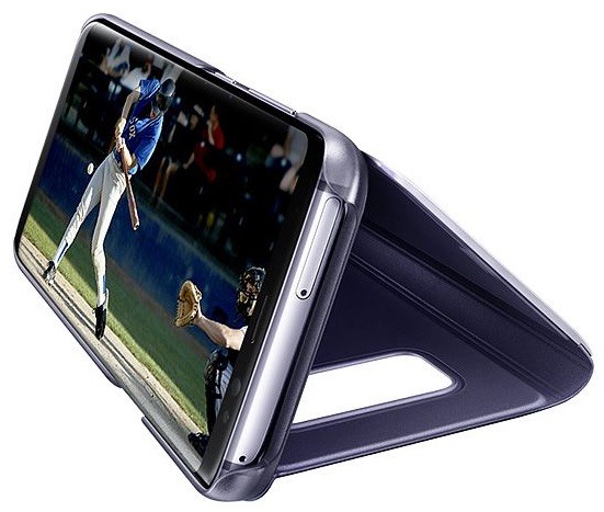Ốp lưng Clear View Standing Cover vừa bảo vệ vừa tiện dụng