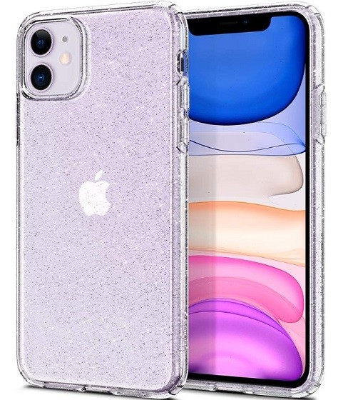 Ốp lưng Spigen Liquid Crystal cho iPhone 11 với TPU lấp lánh