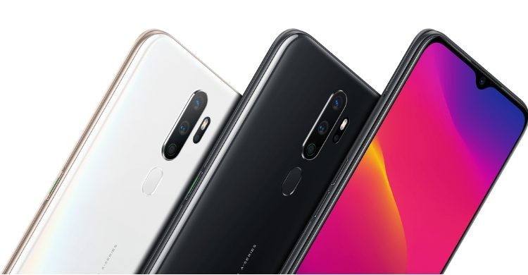 Oppo A5 2020 với thiết kế màu Dazzling White