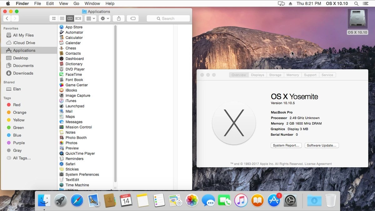 OS X 10.10 Yosemite