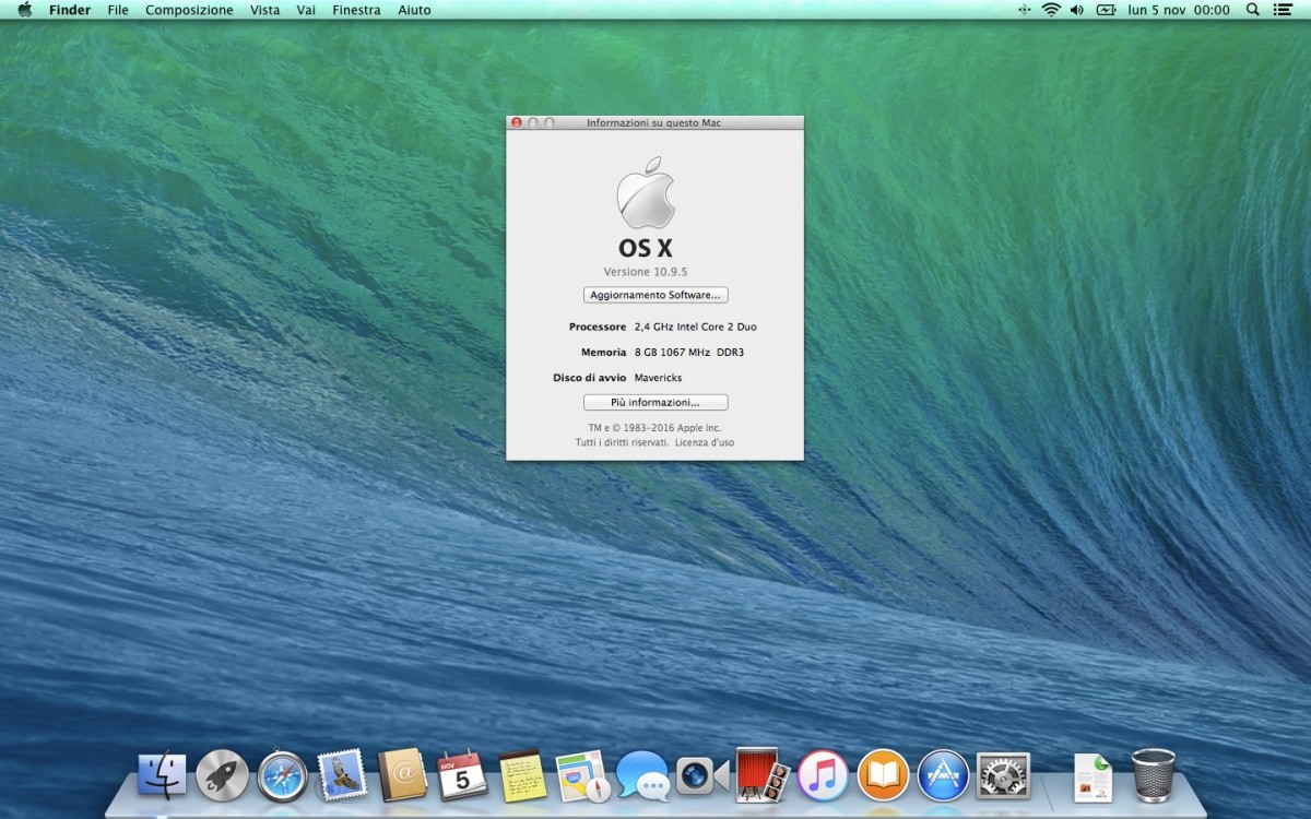 OS X 10.9 Mavericks