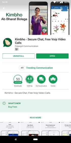 Patanjali Hứa Sẽ Khắc Phục Vấn Đề Bảo Mật Trước Khi Ra Mắt Lại Ứng Dụng Kimbho