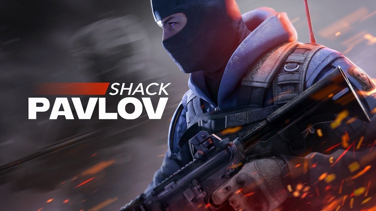 Pavlov Shack cover: Bìa game Pavlov Shack, một trò chơi bắn súng góc nhìn thứ nhất với đồ họa chân thực và lối chơi chiến thuật