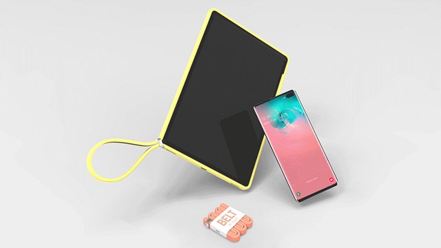 Phụ kiện Đai Galaxy giúp cầm điện thoại chắc chắn hơn