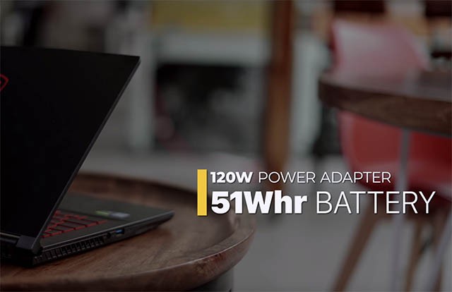 Pin của MSI GF63 9SC
