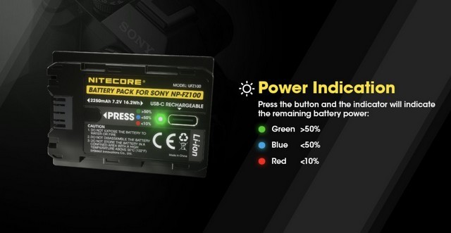 Nitecore UFZ100: Pin Sạc Mới Cho Máy Ảnh Sony Với Cổng USB-C