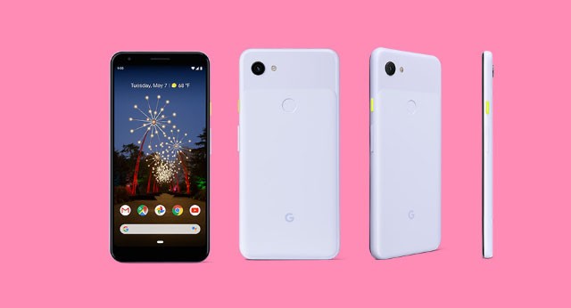 Pixel 3a màu tím