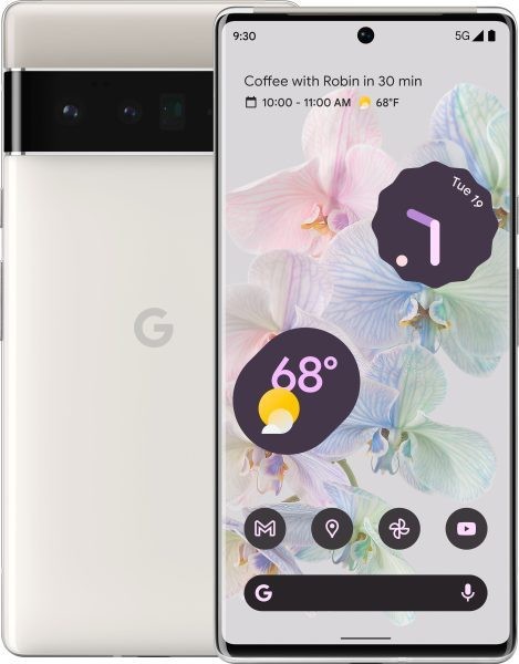 Pixel 6 Pro màu Cloudy White