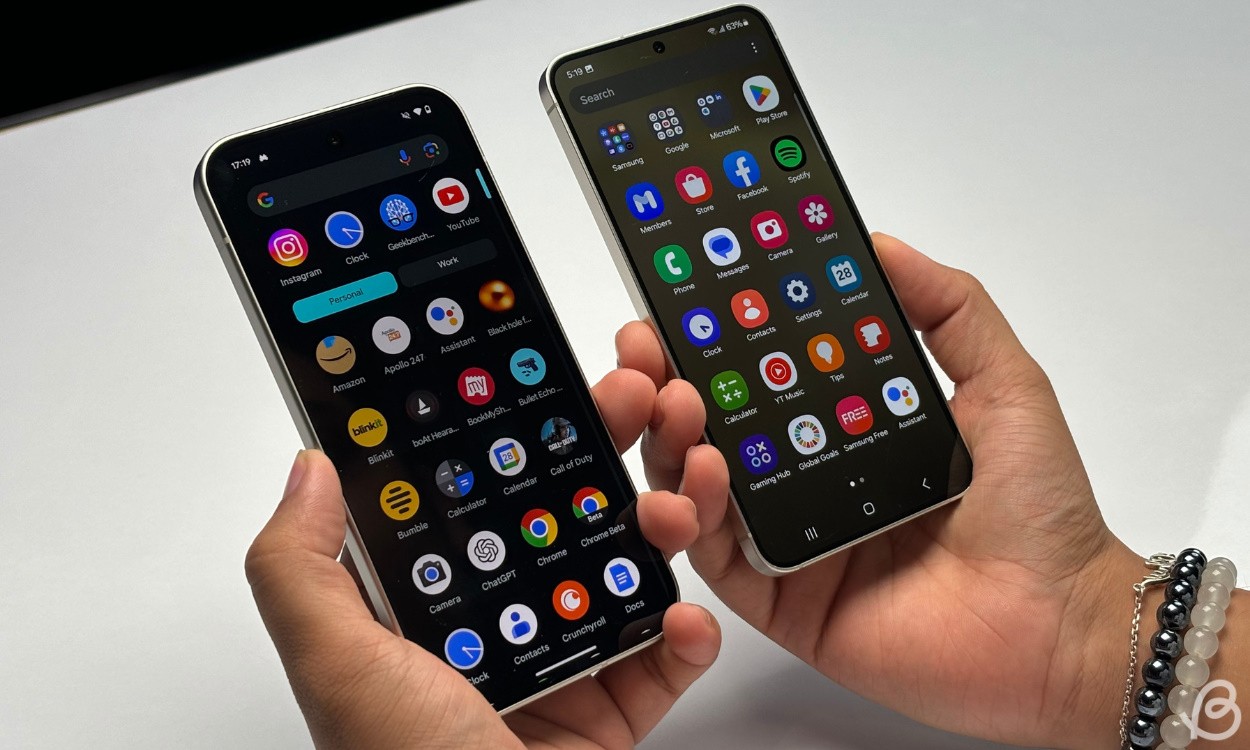 Pixel 9 vs Galaxy S24 App UI Icons
