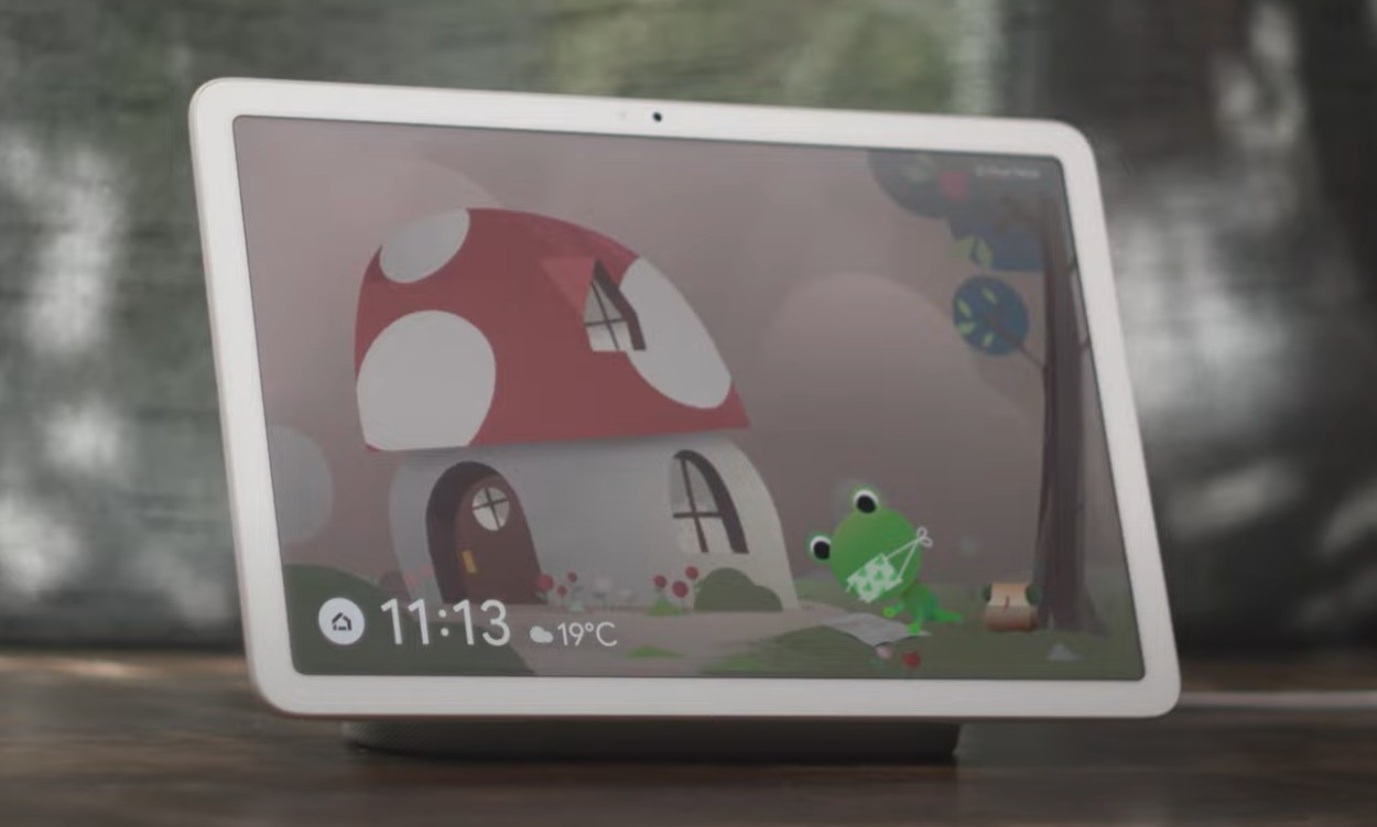 Pixel tablet ở chế độ Next Hub