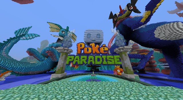Poke Paradise Server Minecraft nhiều Pokemon mới nhất