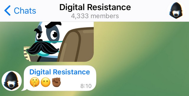 Quản trị viên nhóm ẩn danh trên Telegram