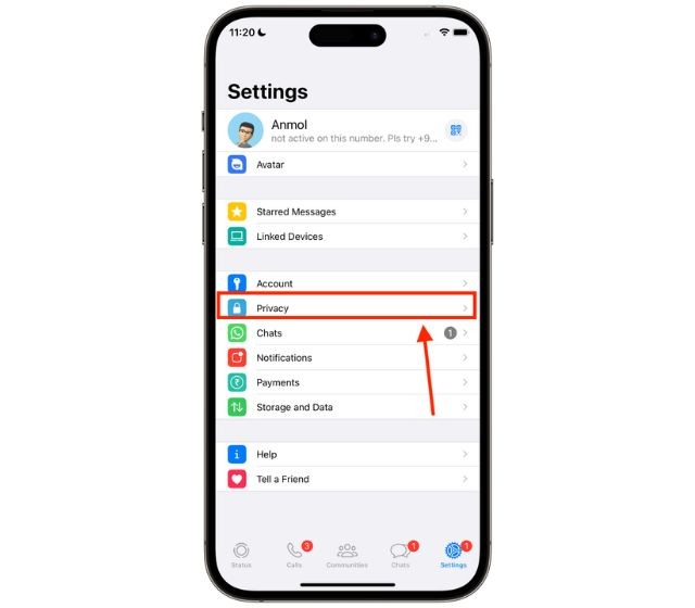Quyền riêng tư trên WhatsApp