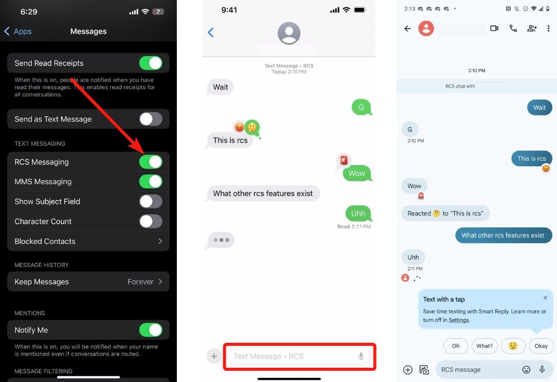 RCS trên iOS 18: Tất Tần Tật Về Tin Nhắn Hiện Đại Trên iPhone