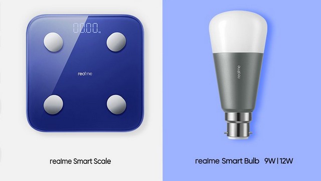 Realme Smart Scale và Smart Bulb