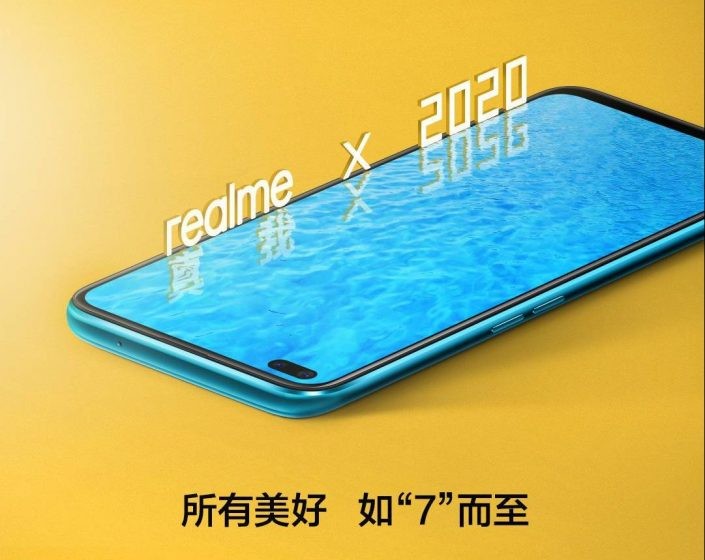 Realme X50: Rò Rỉ Thiết Kế Camera Kép, Màn Hình Đục Lỗ Trước Ngày Ra Mắt