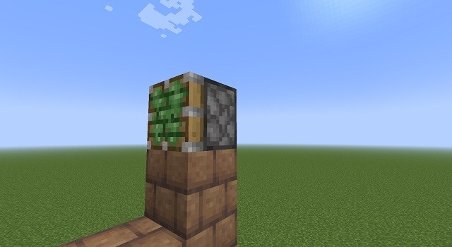 Redstone trong Đường hầm của Farm Cây trong Minecraft