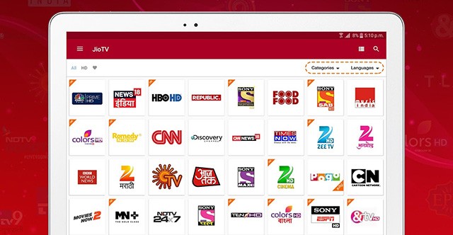 Reliance Jio hợp tác với Star India để phát sóng các trận đấu của đội tuyển cricket Ấn Độ trên JioTV và Hotstar