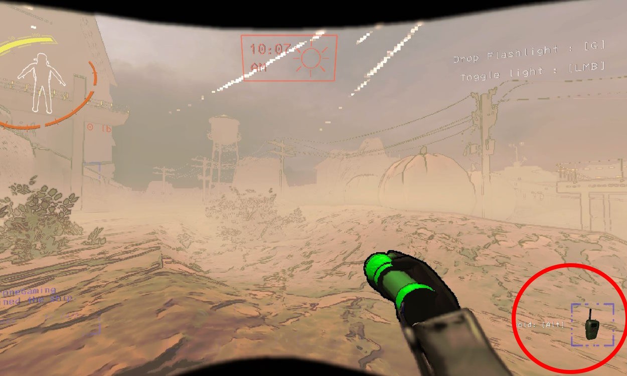 Reserved Walkie Slot cho phép sử dụng bộ đàm mà không cần chiếm ô chứa đồ trong Lethal Company