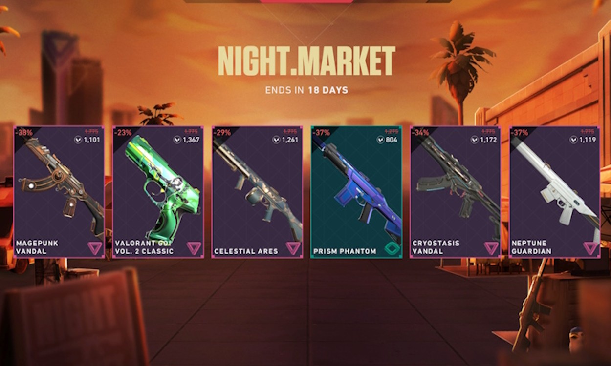 Revealed skins New