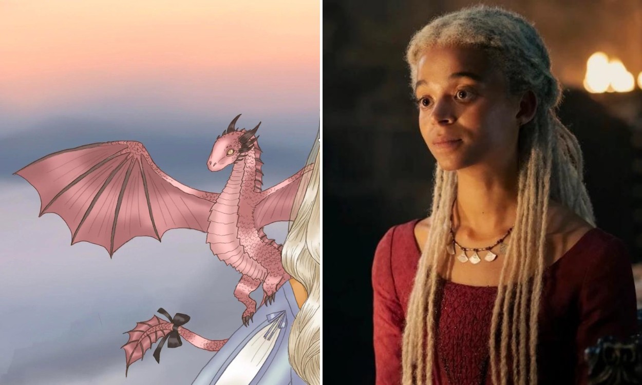 Rhaena Targaryen và rồng Morning