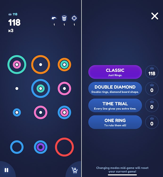 Rings - Game giải đố trên iPhone
