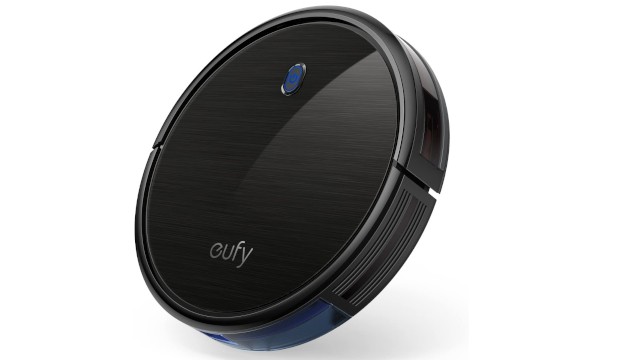 Robot hút bụi Eufy RoboVac 11S, lực hút 1300Pa, độ ồn 55dB, thời gian hoạt động 100 phút, dọn dẹp nhà cửa tự động