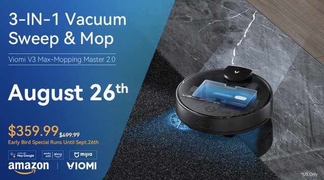 Robot Hút Bụi Viomi V3 Max: Giải Pháp Tự Động Cho Ngôi Nhà Thông Minh Của Bạn