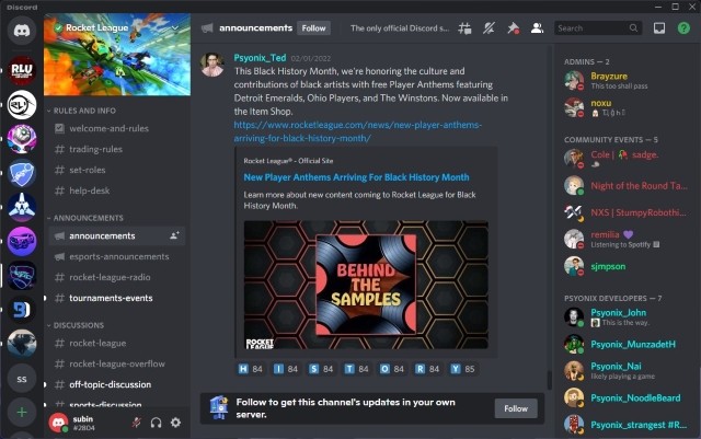Top 6 Server Discord Rocket League Tuyệt Vời Nhất 2025 Cho Game Thủ Việt