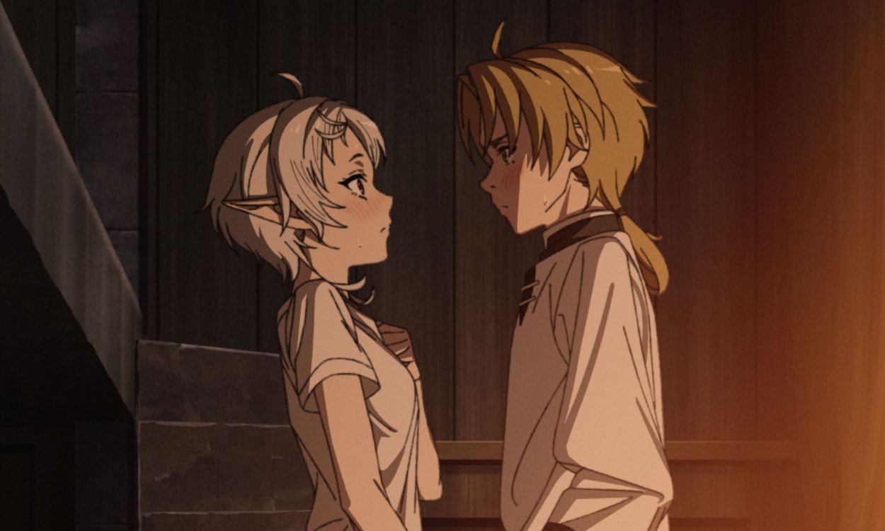 Rudeus Greyrat và Sylphiette trong Mushoku Tensei: Jobless Reincarnation