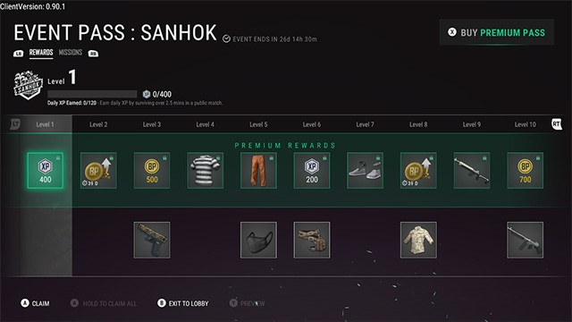 Sanhok Event Pass trong PUBG