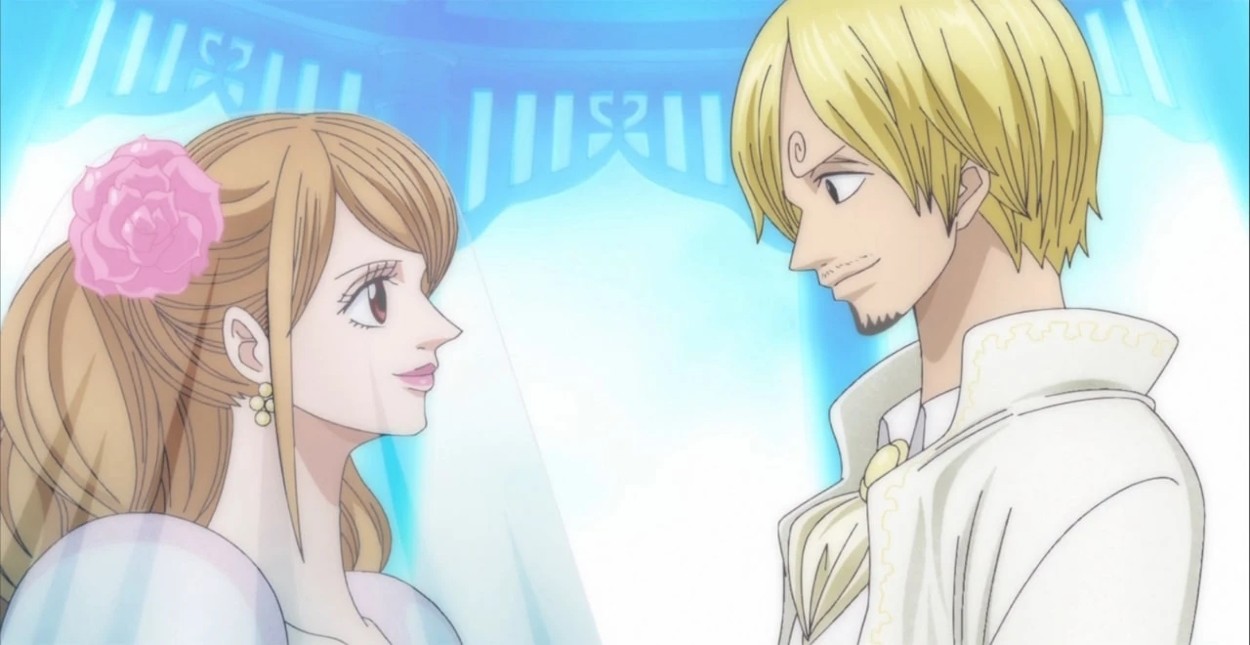 Sanji và Pudding trong arc Đảo Bánh Ngọt