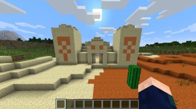 Seed Minecraft đền thờ giao lộ