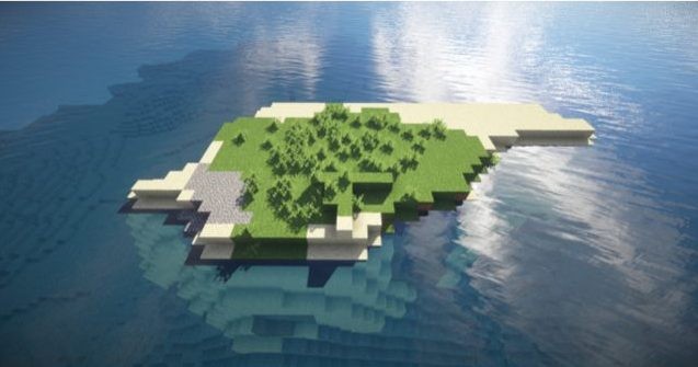 Seed Minecraft hòn đảo tối giản