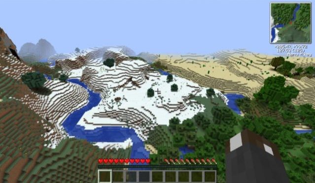 Seed Minecraft trung tâm quần xã