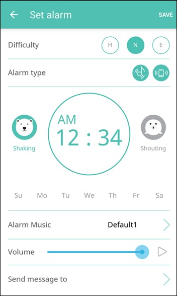 Shake-it Alarm ứng dụng báo thức đơn giản và hiệu quả