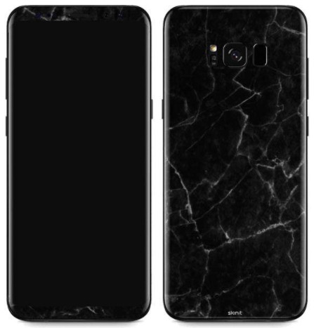 Skin Black Marble với họa tiết vân đá cẩm thạch đen sang trọng