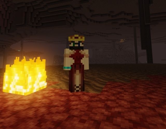 Skin Nether Queen Minecraft với vẻ ngoài quyền lực