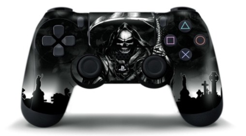Skin tay cầm PS4 Black Reaper