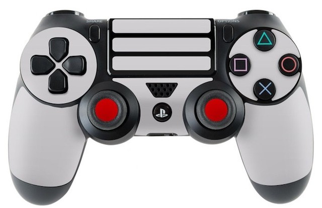 Skin tay cầm PS4 Retro