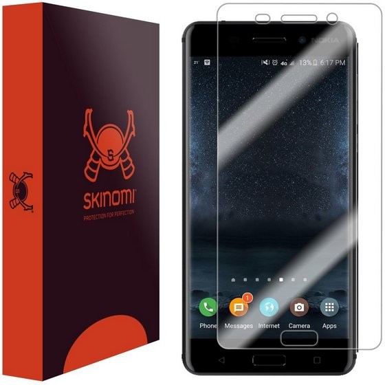 Skinomi TechSkin Full Coverage Screen Protector for Nokia 6