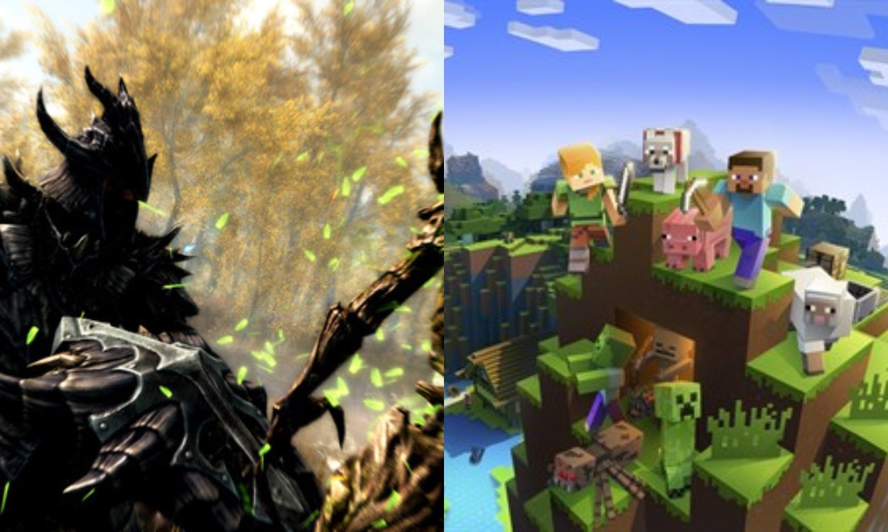 Skyrim và Minecraft là game thế giới mở với cơ chế phức tạp