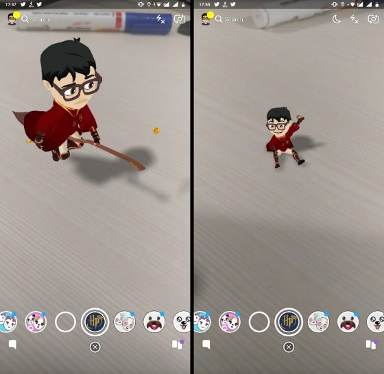 Snapchat Tái Hiện Thế Giới Phù Thủy Harry Potter Với Lăng Kính Bitmoji 3D Mới