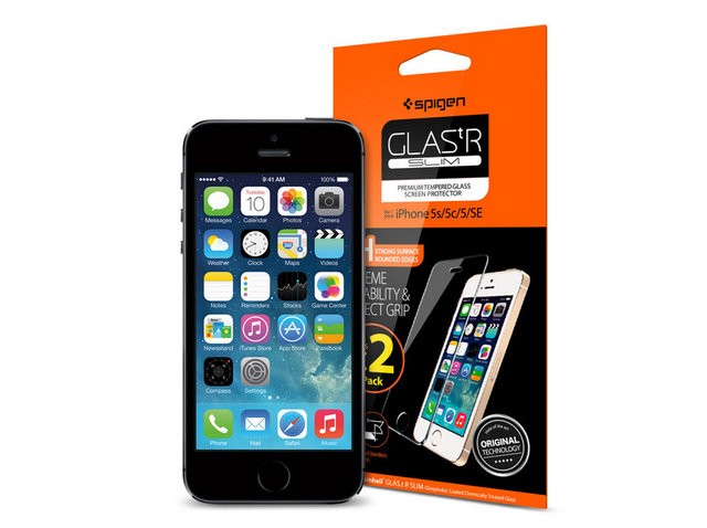 Spigen GLAS.tR Slim HD Screen Protector - Sự kết hợp hoàn hảo giữa mỏng nhẹ và bền bỉ cho iPhone SE