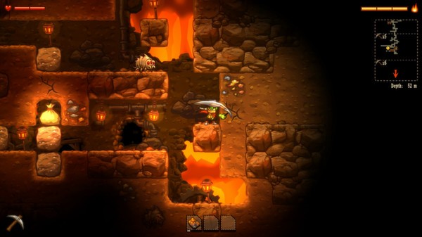 SteamWorld Dig - Game phiêu lưu khai thác kết hợp yếu tố Metroidvania