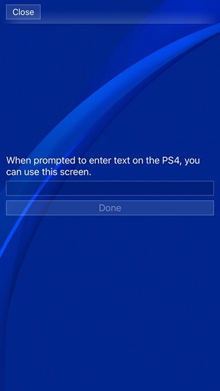 Sử dụng bàn phím ảo trên điện thoại để gõ chữ nhanh hơn trên PS4