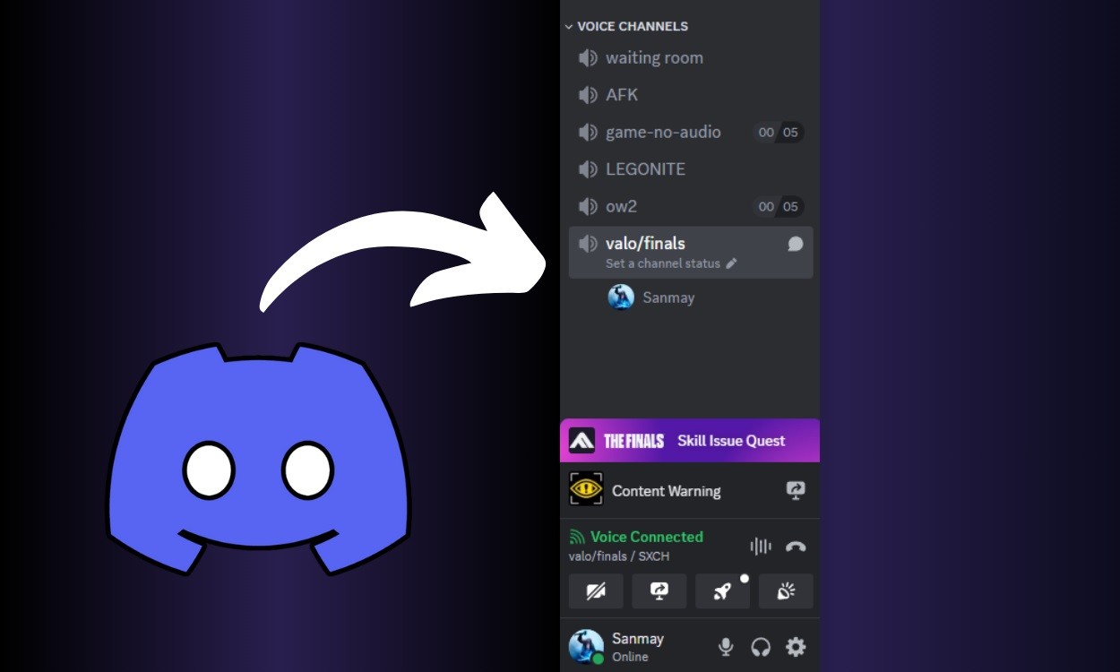 Sử dụng Discord để chơi Content Warning